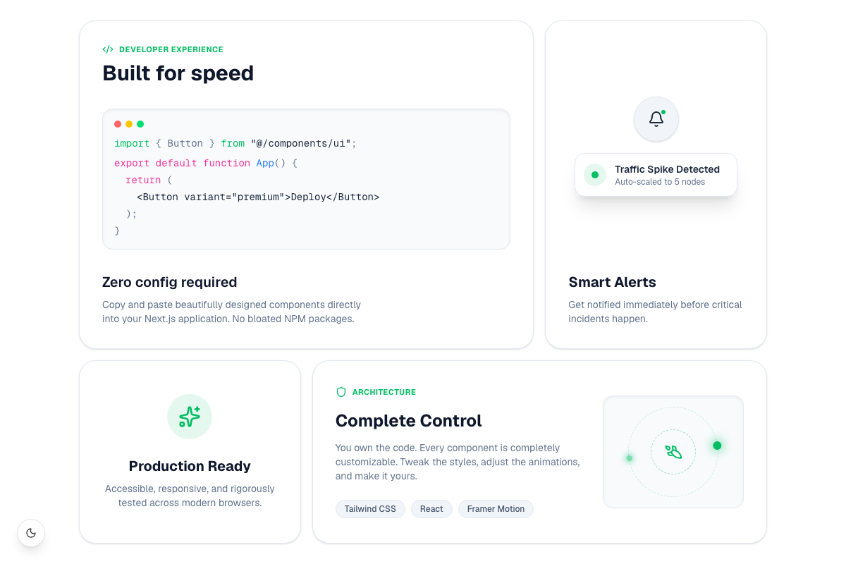 Features Bento Grid