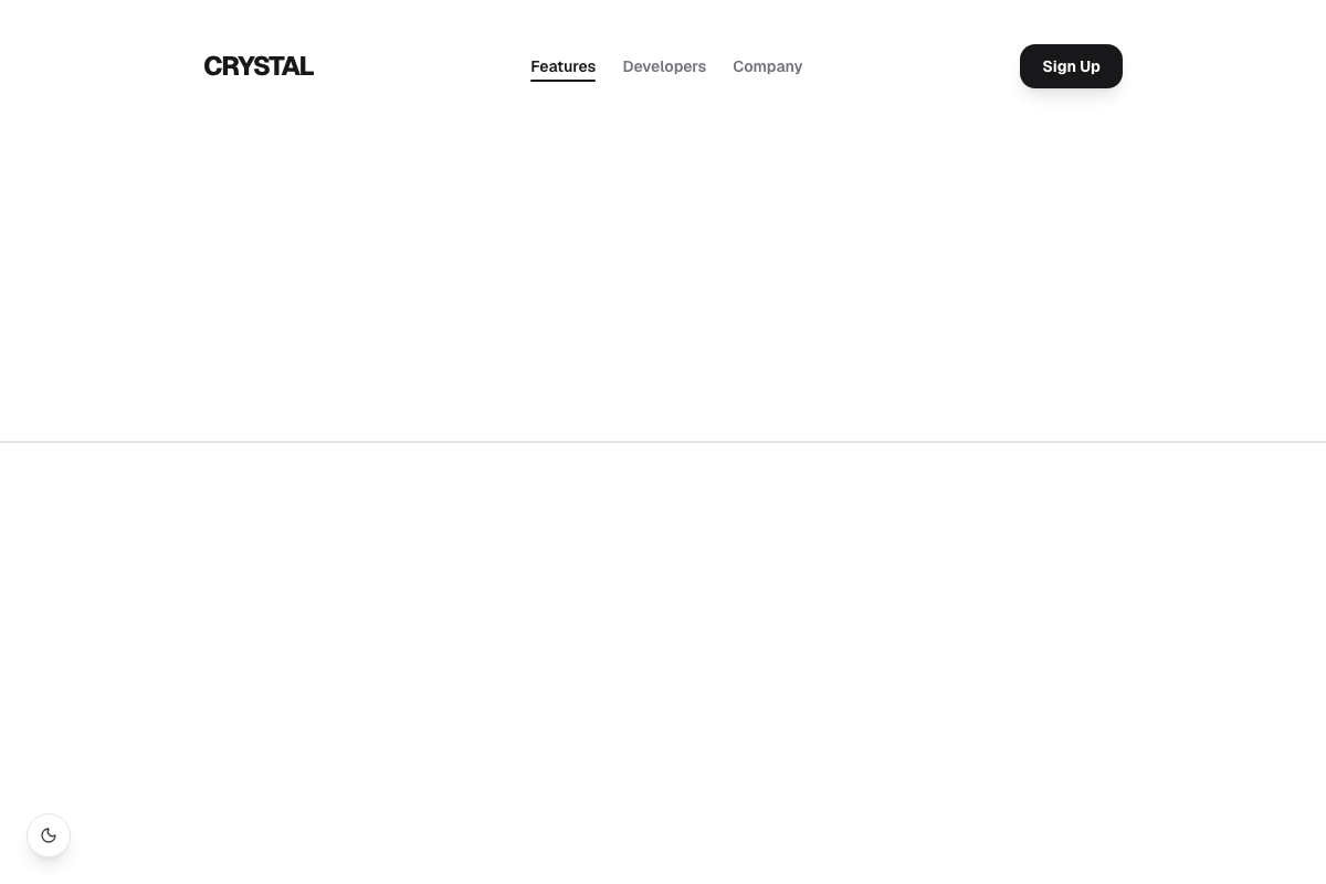 Crystal Reveal Nav