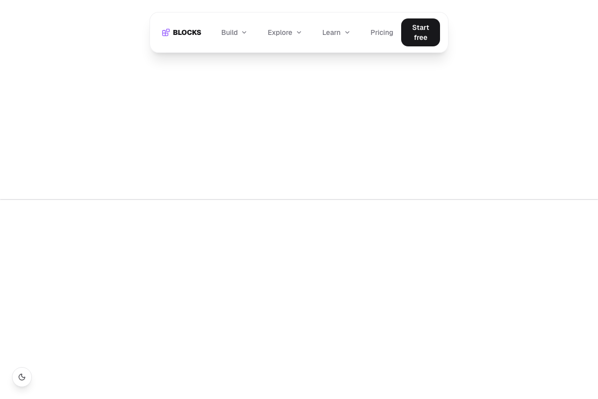 Expanding Menu Navbar