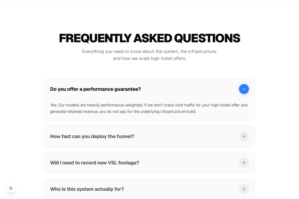Faq Section