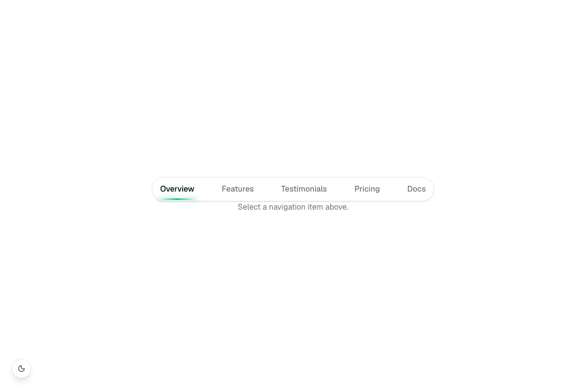 Glow Navigation