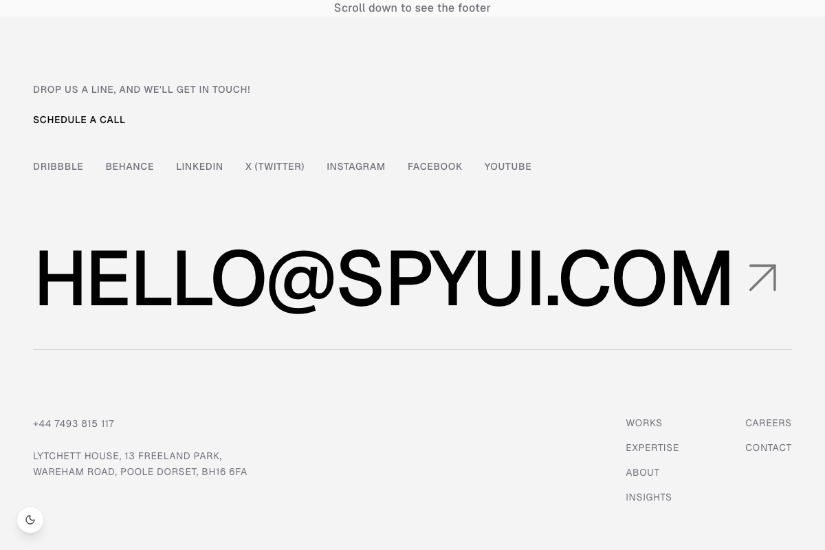 Neon Agency Footer