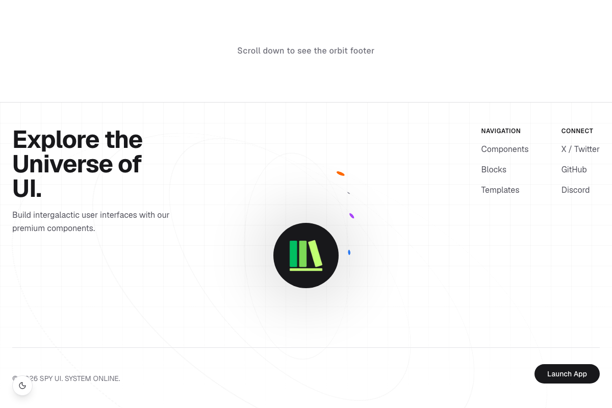 Orbit Footer