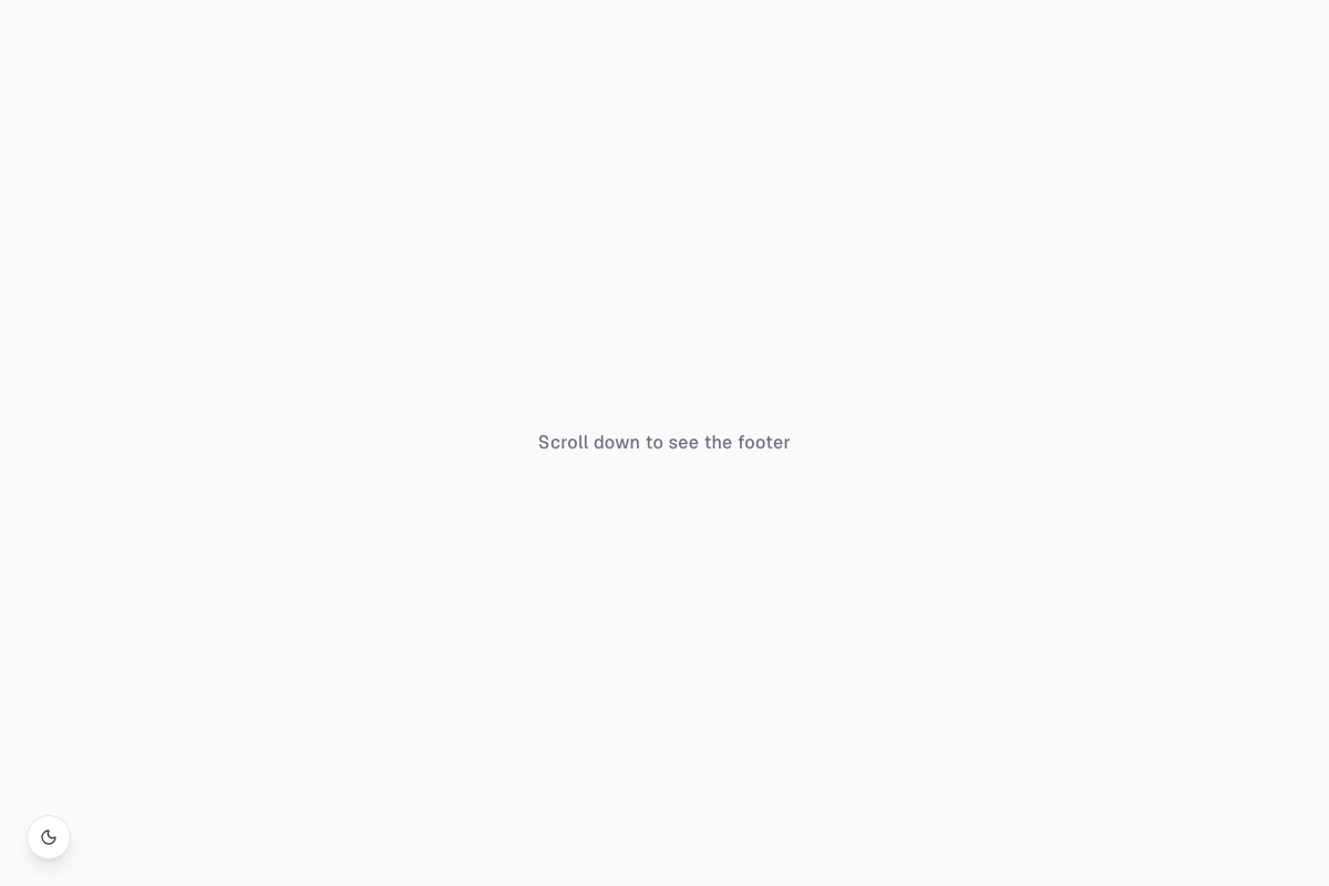 Responsive Footer