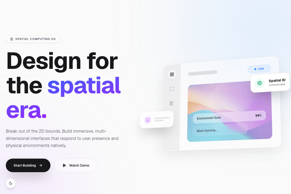 Spatial Glass Hero