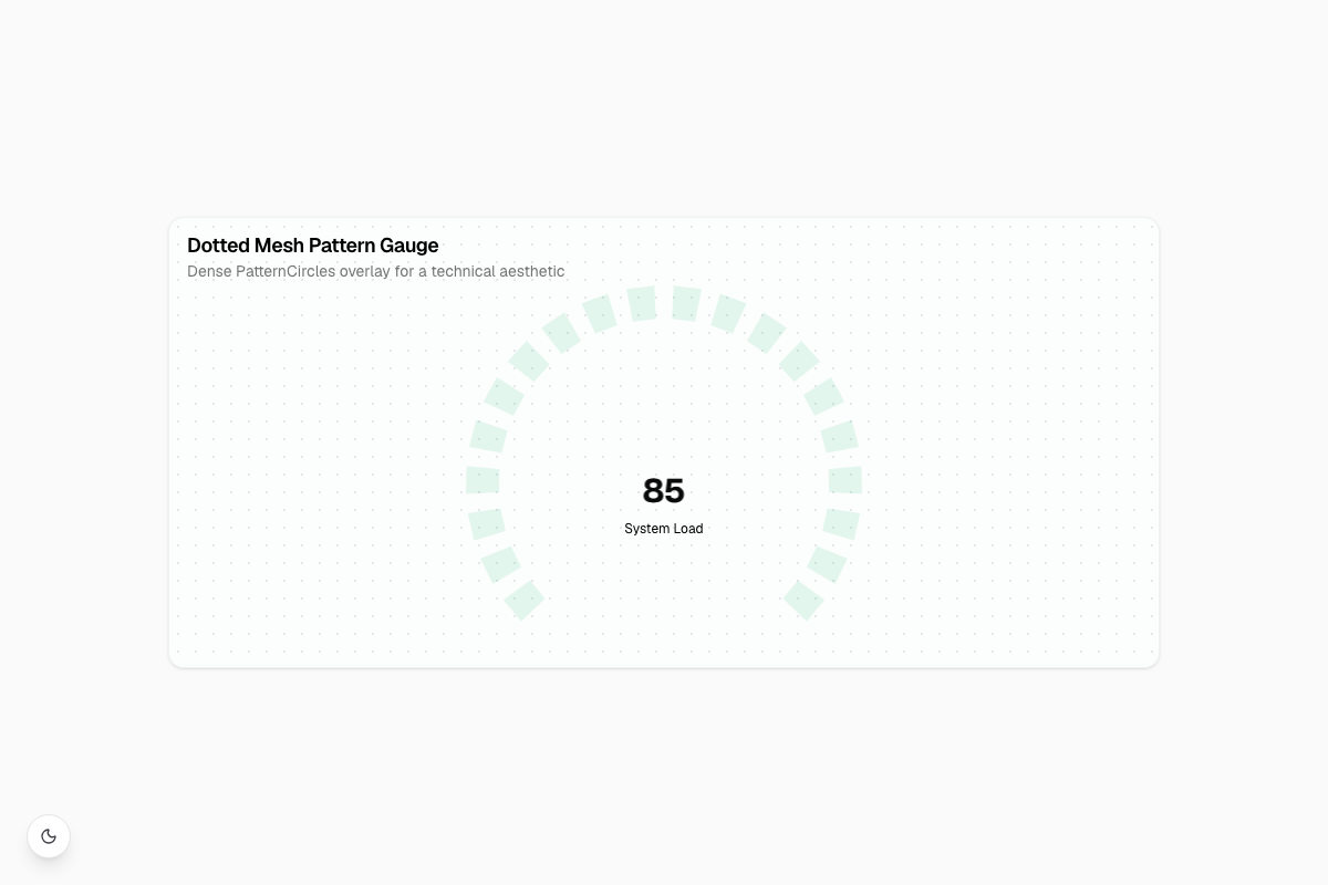 Dotted Mesh Pattern Gauge