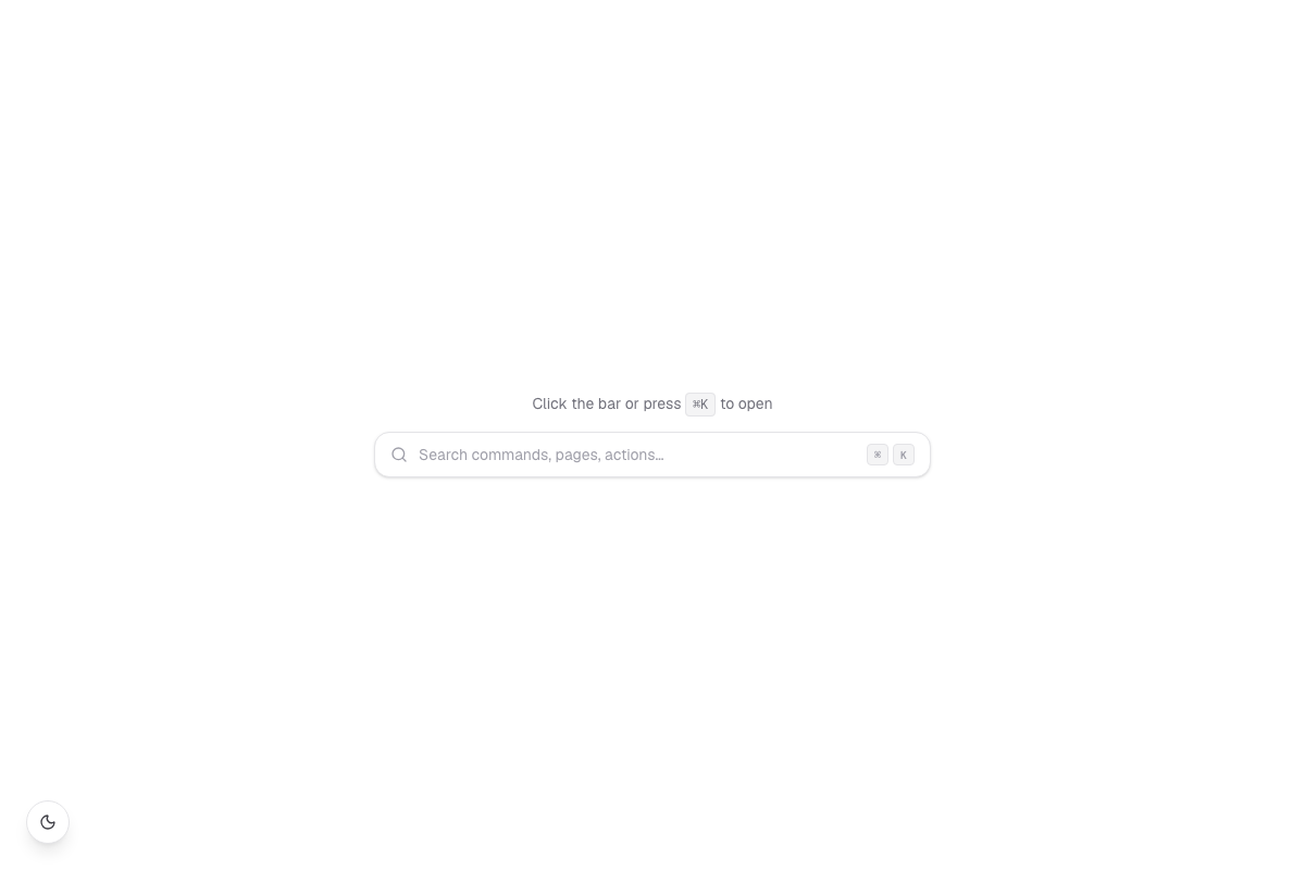 Action Search Bar