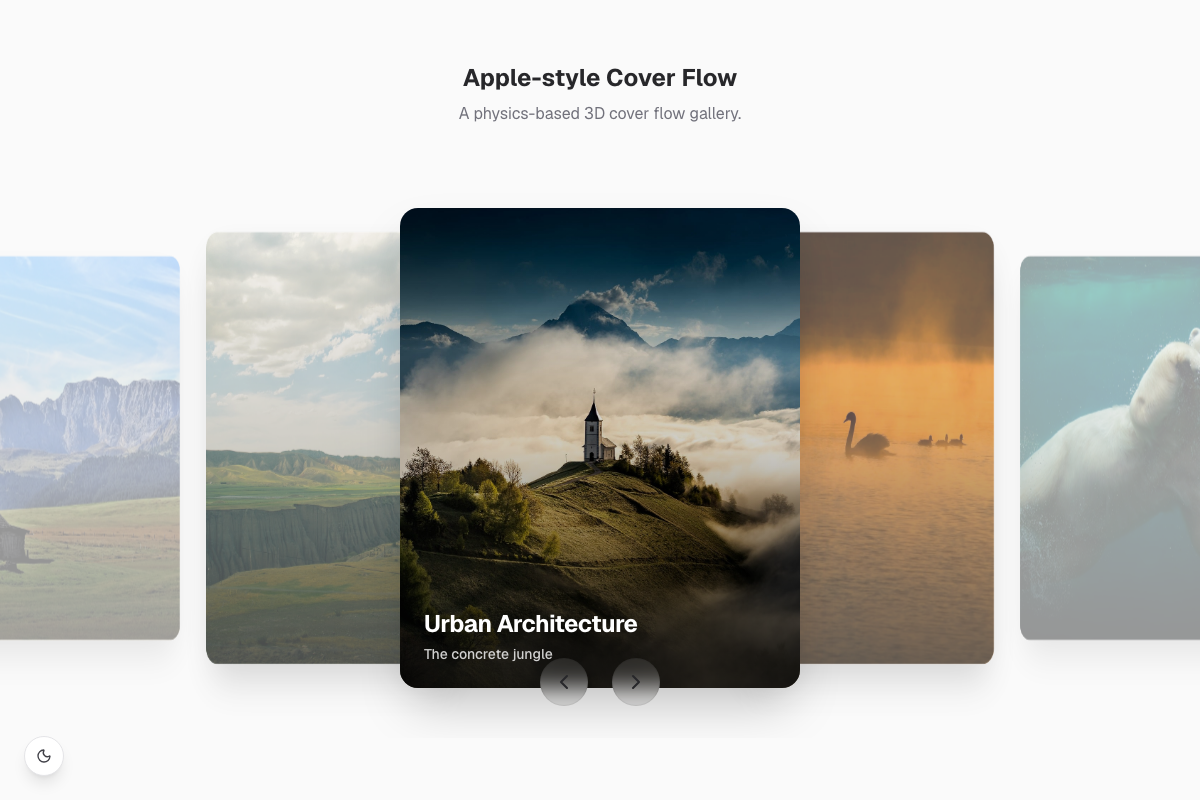 Apple-style Cover Flow