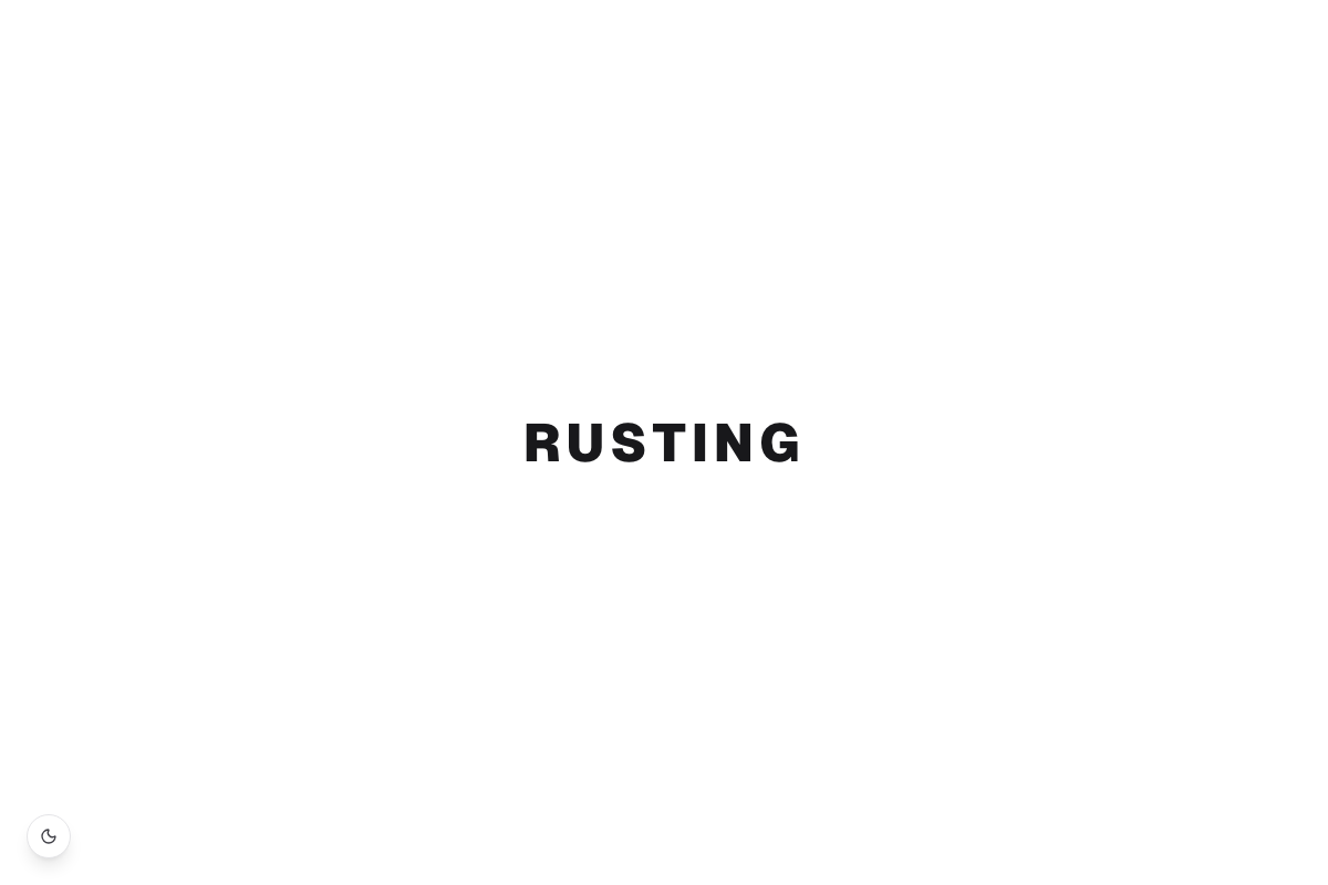 Decay Rust Text