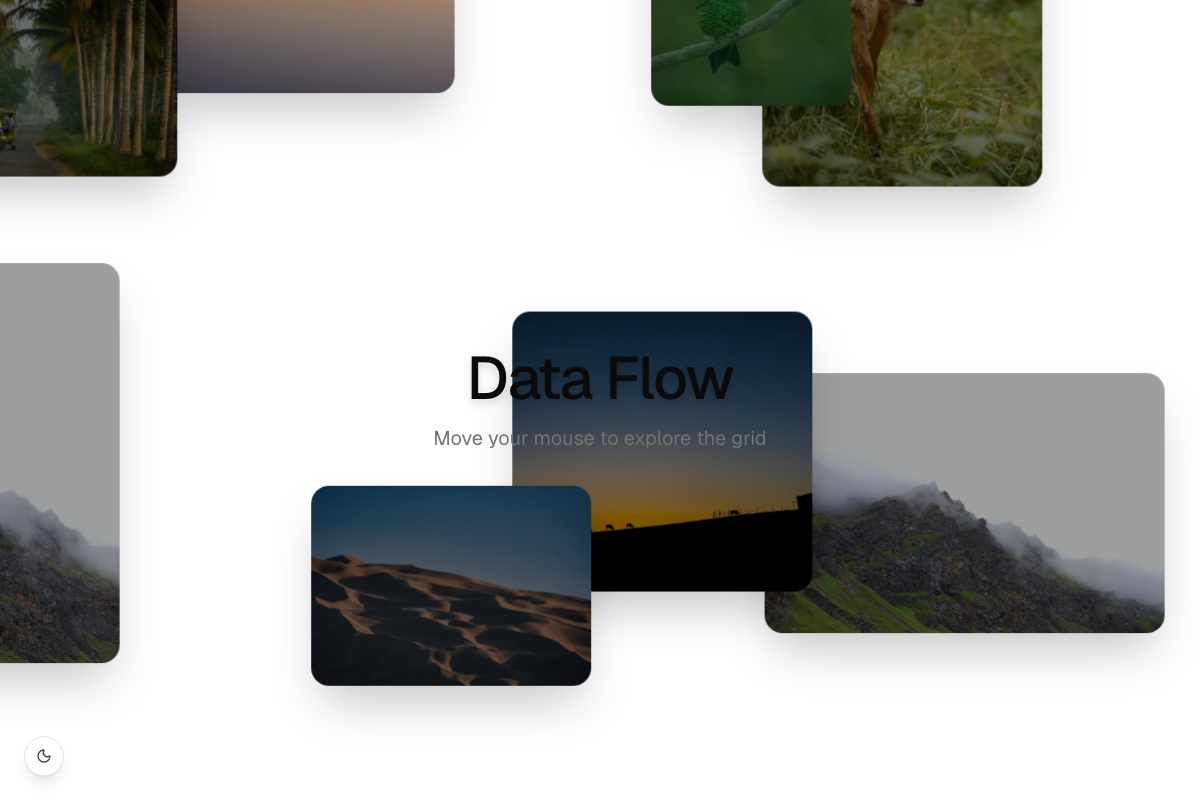 Floating Image Gallery
