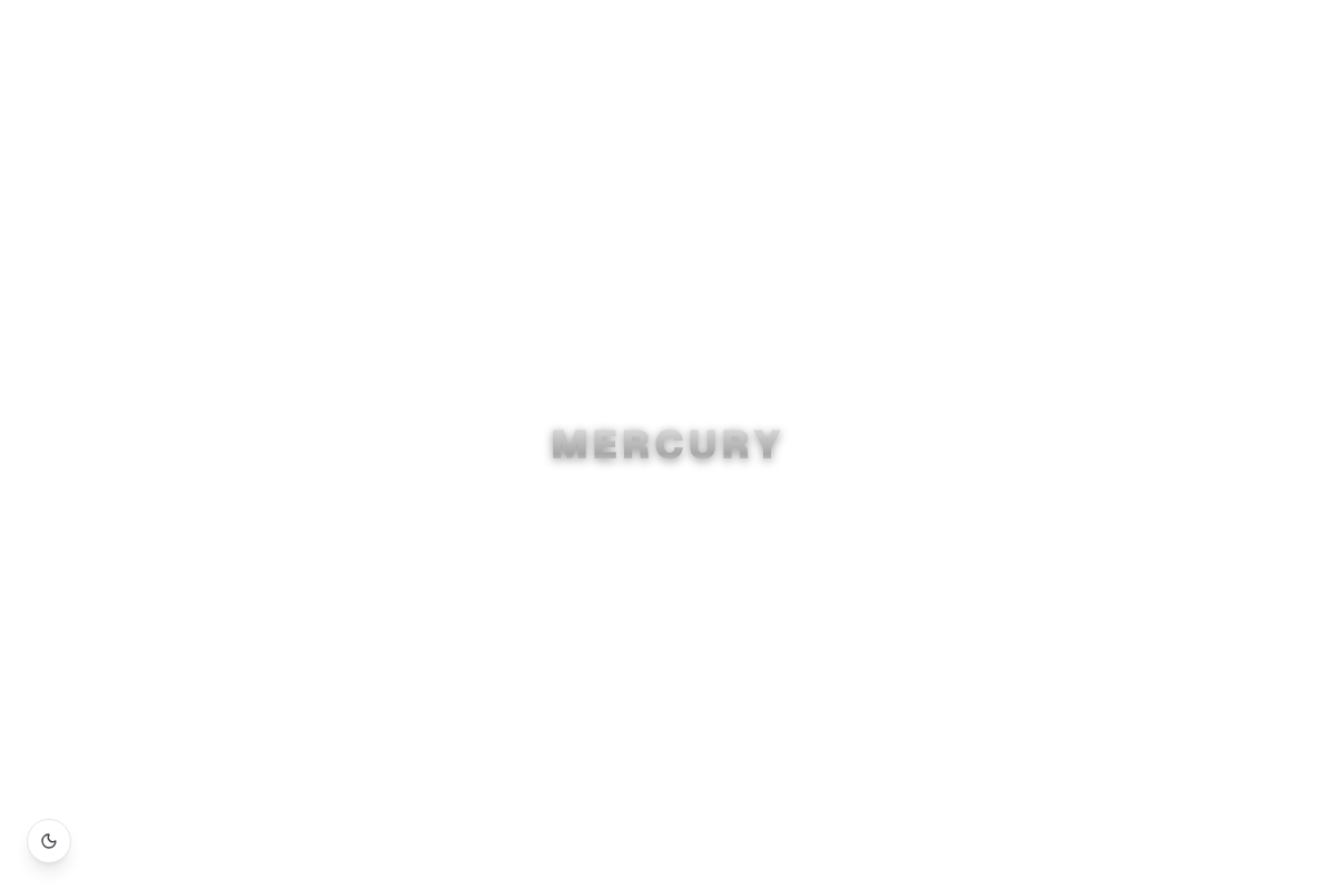 Liquid Mercury Text