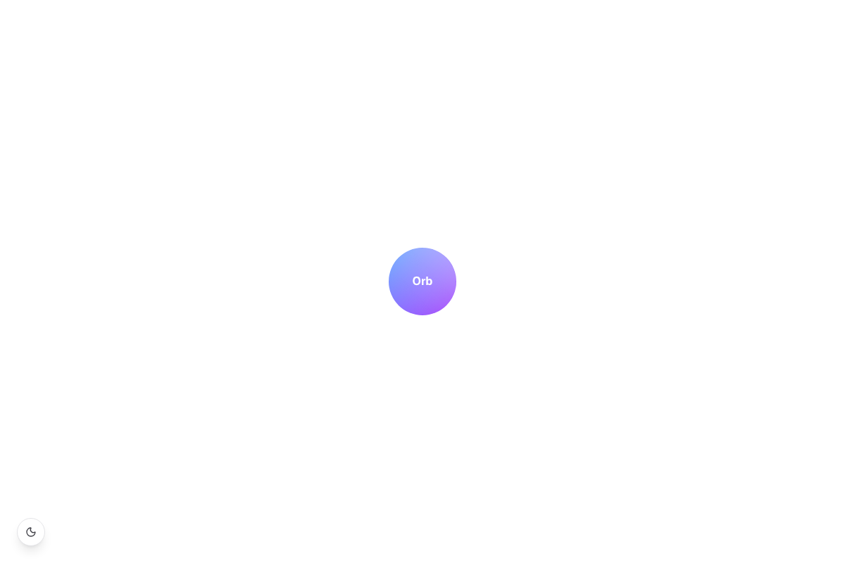 Floating Orb Button