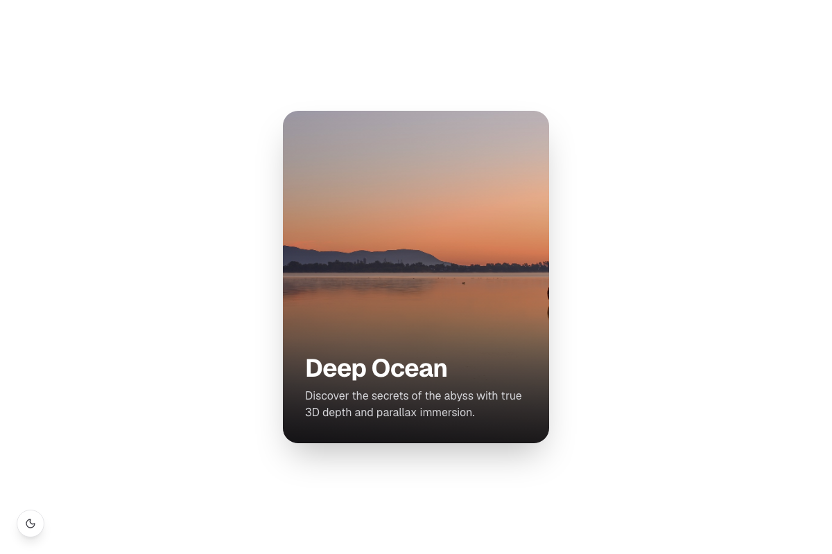 Parallax Depth Card