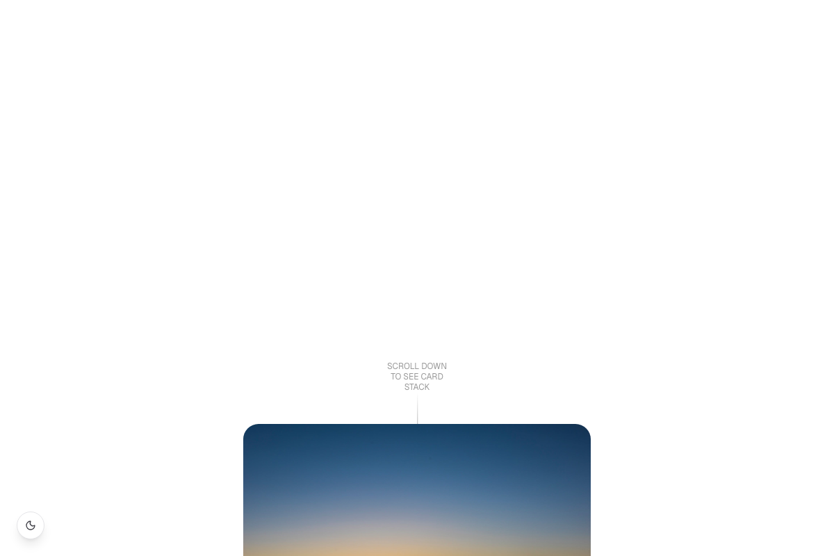 Scroll Card Stack