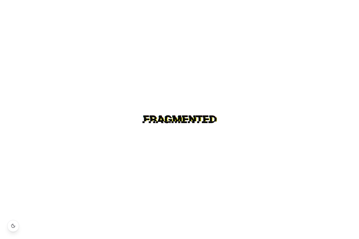 Sliced Glitch Text