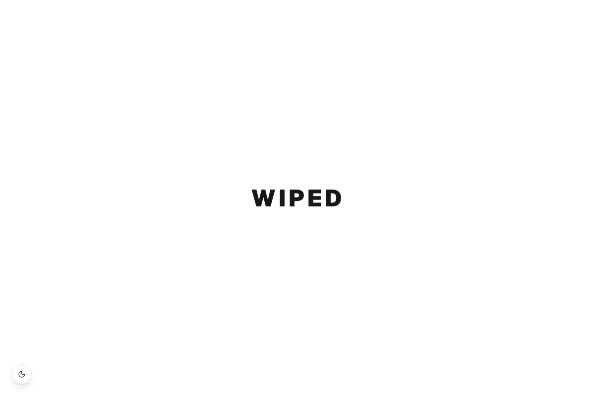 Smudge Wipe Text