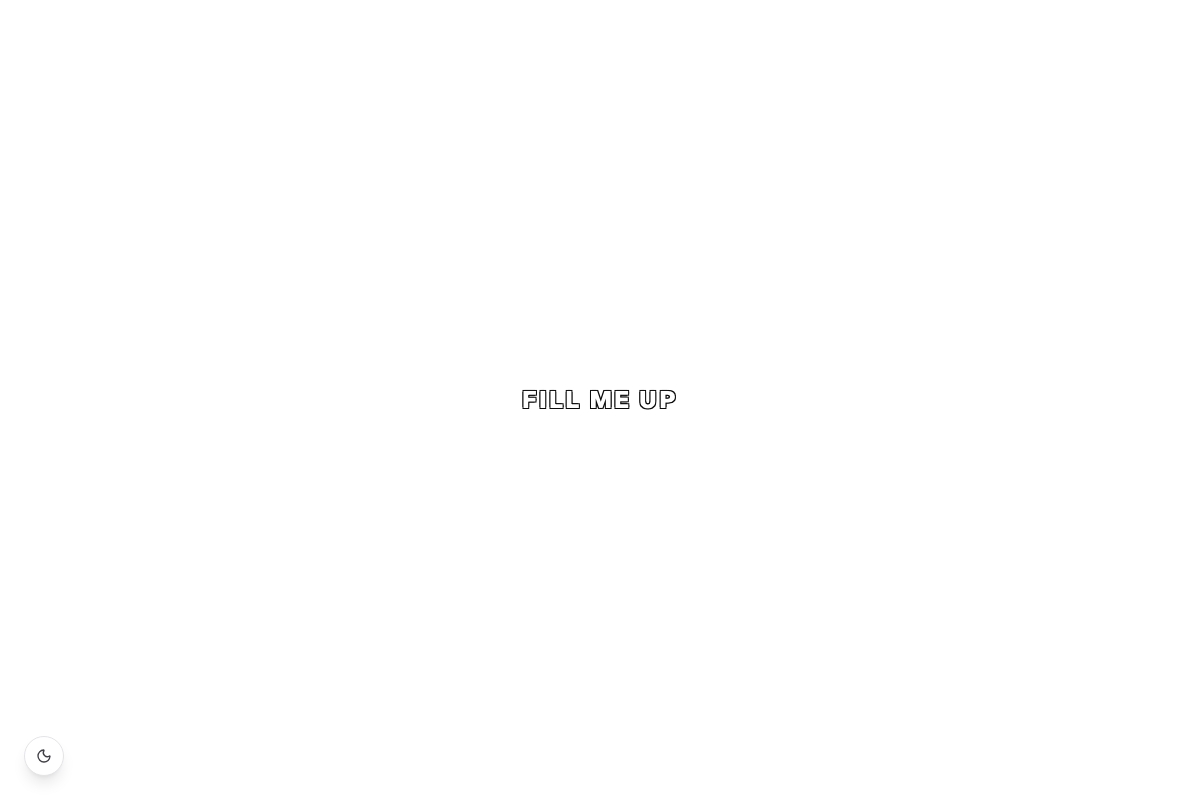 Typographic Fill Button