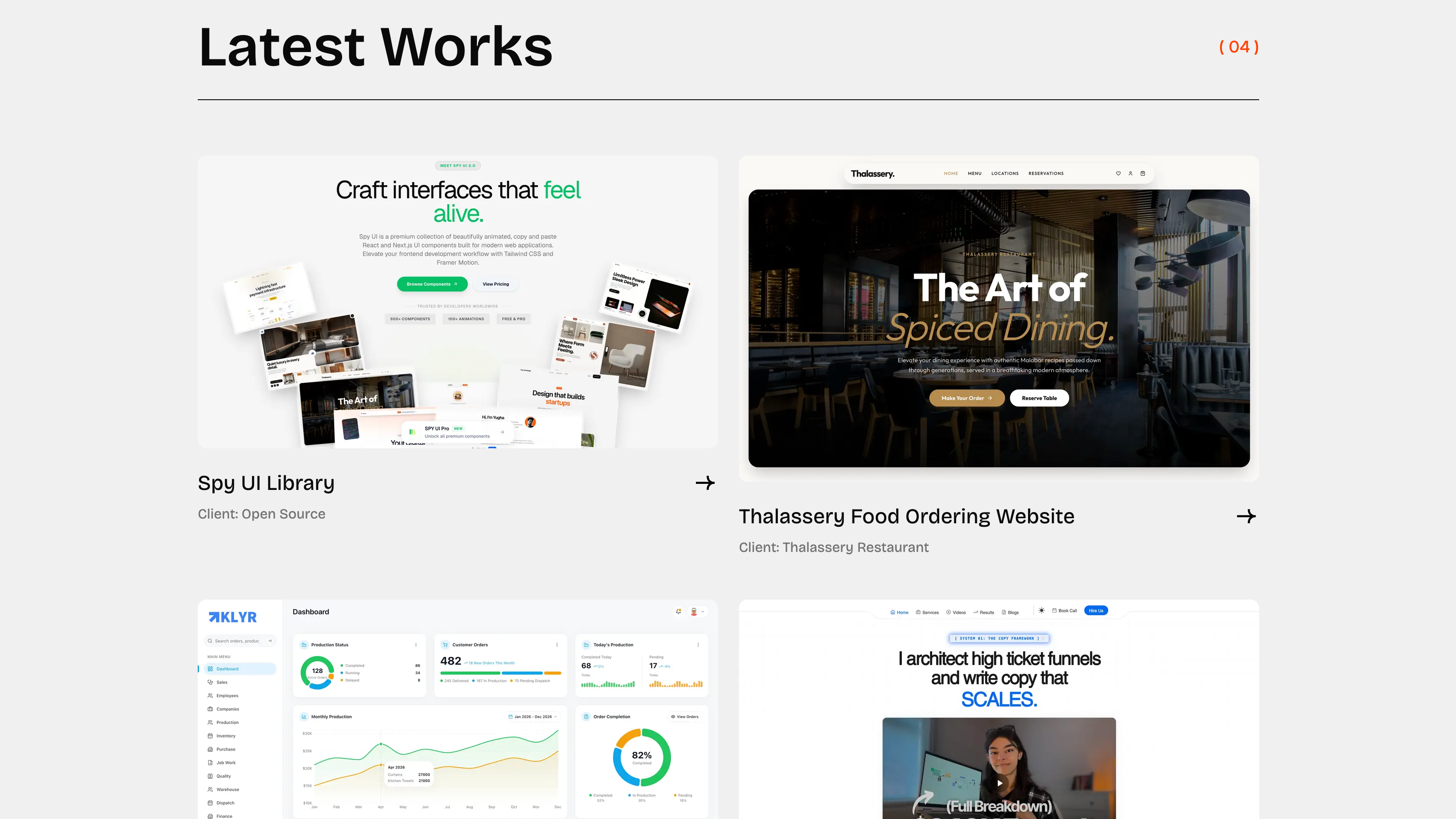 Designer - Minimalist Portfolio Preview 3