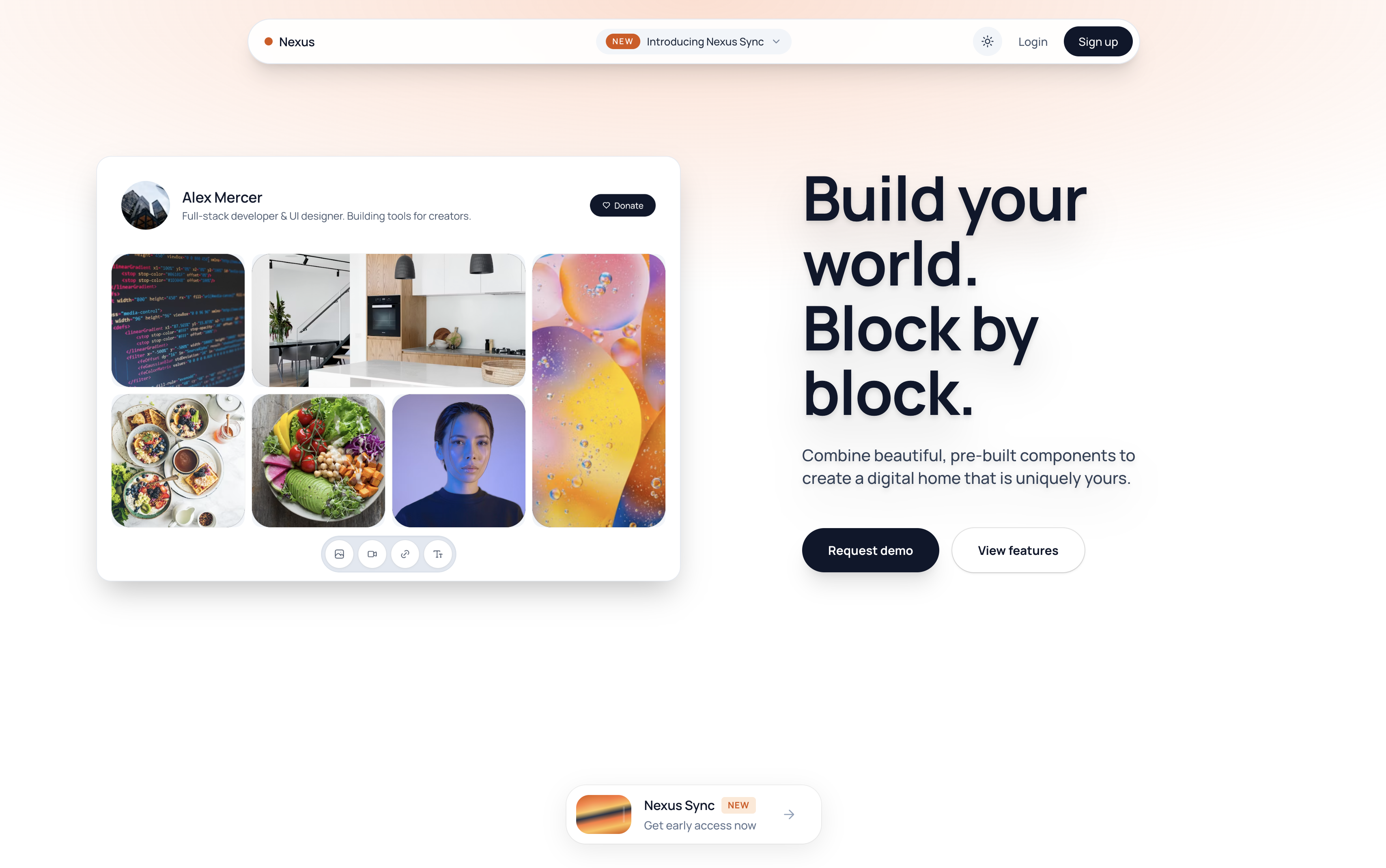 Nexus - Animated SaaS AI Website Preview 2