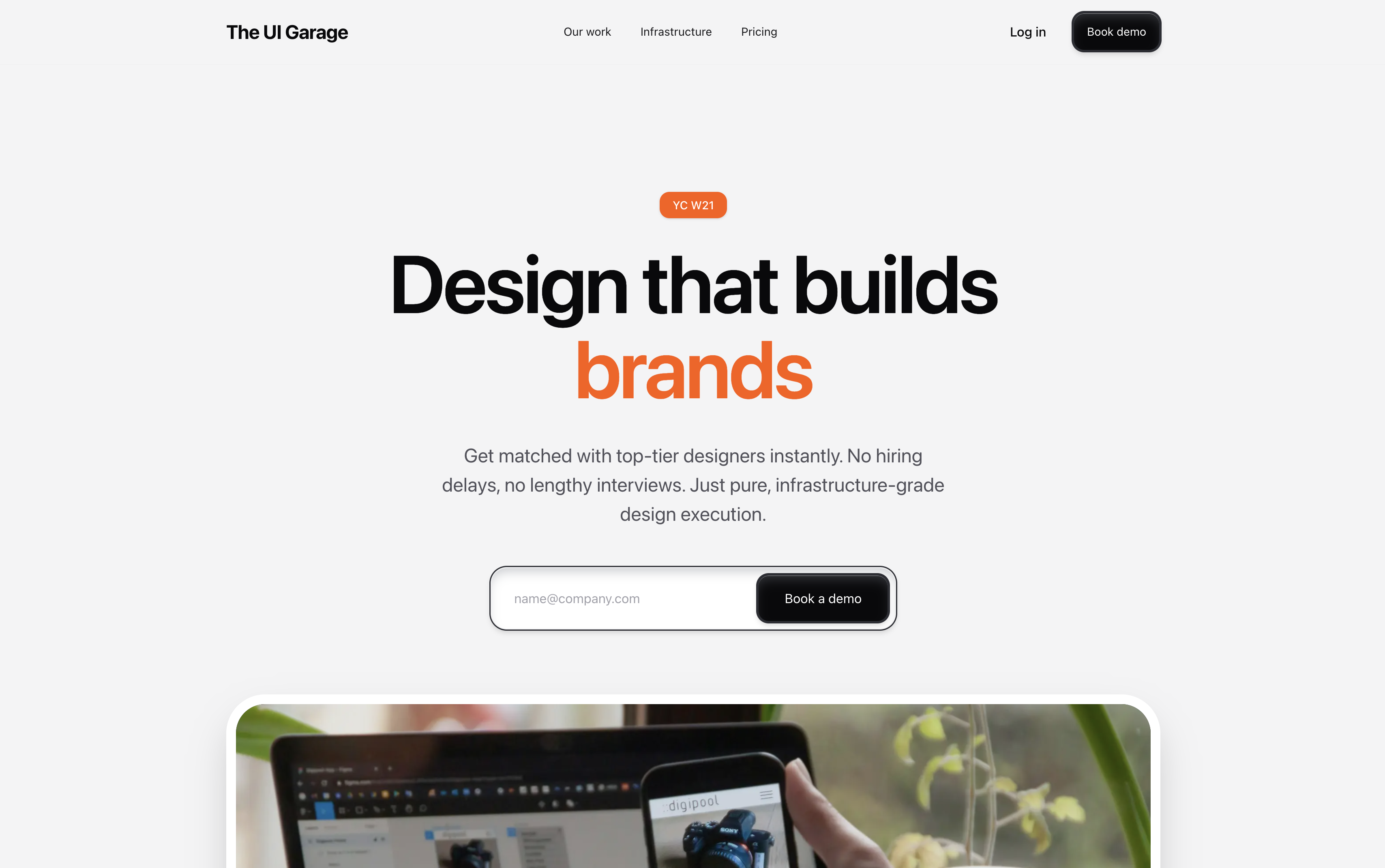 The UI Garage - Premium Agency Landing Page