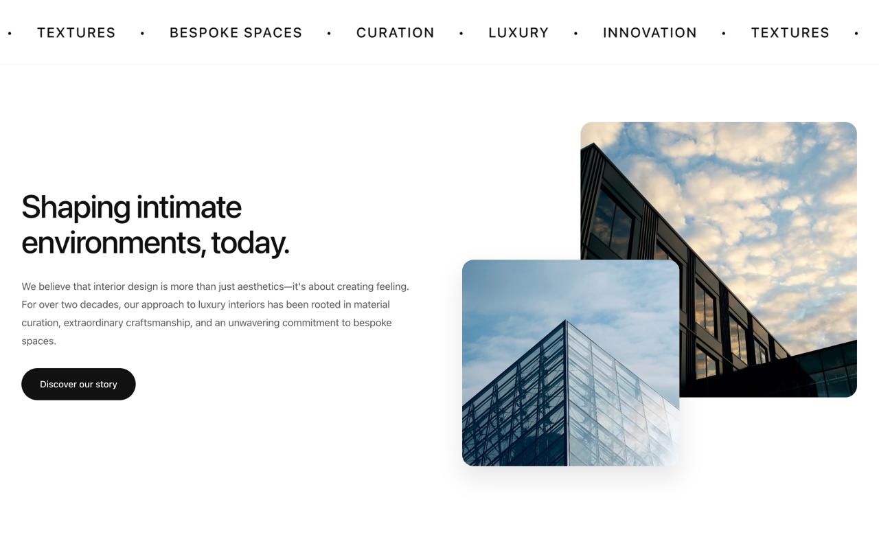 Vertex - Premium Real Estate & Interior Design Template Preview 2
